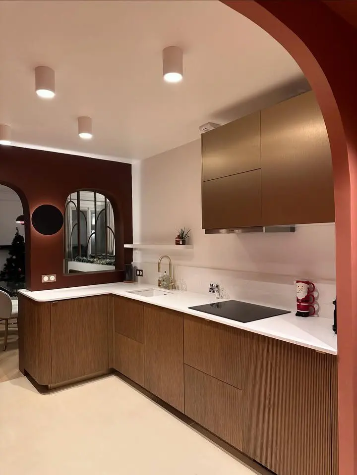 Cuisine sous arche — Rue Caulaincourt, 18e